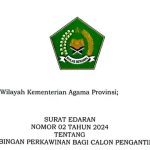 Surat Edaran Bimbingan Perkawinan Bagi Calon Pengantin