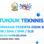 Petunjuk Teknis PPDB 2024 SMA SMK SLB Provinsi Sulawesi Selatan (Sulsel)