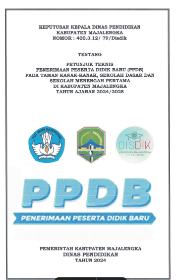 Petunjuk Teknis PPDB 2024 PAUD SD SMP Kabupaten Majalengka 