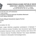 Pedoman Kalender Pendidikan Madrasah TA 2024/2025