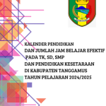 Kalender Pendidikan Kabupaten Tanggamus TA 2024/2025