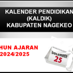 Kalender Pendidikan Kabupaten Nagekeo, NTT TA 2024/2025