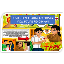 Poster Pencegahan Kekerasan pada PAUD SD SMP SMA SMK