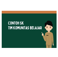 Contoh SK Tim Komunitas Belajar (Kombel) SD SMP SMA SMK