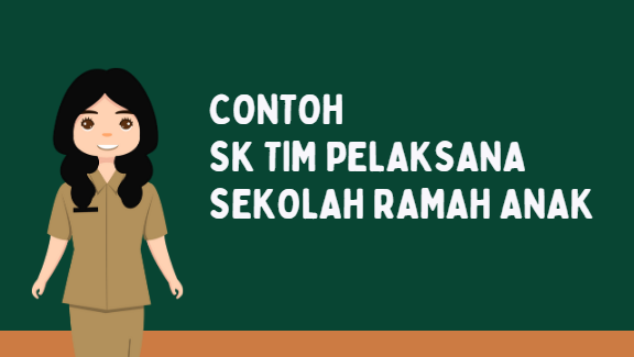 Contoh SK Tim Pelaksana Sekolah Ramah Anak (SRA)