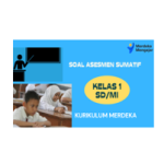 Soal Sumatif Akhir Semester 1 Kurikulum Merdeka Kelas 1 SD  