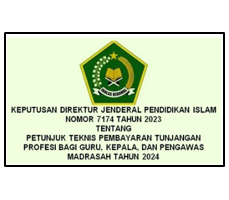 Juknis Pembayaran Tunjangan Profesi Guru (TPG), Kepala, dan Pengawas Madrasah Tahun 2024