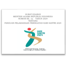 SE Kemenag tentang Panduan Pelaksanaan Peringatan Hari Santri 2024