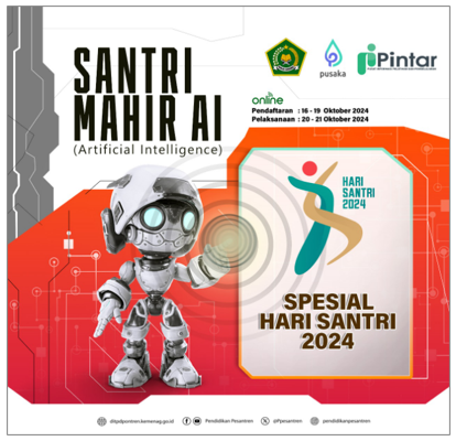 Pelatihan Content Creator dan Mahir Artificial Intelligence 2024 untuk Santri