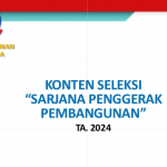 Jadwal Persyaratan Seleksi Sarjana Penggerak Pembangunan Indonesia