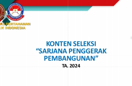 Jadwal Persyaratan Seleksi Sarjana Penggerak Pembangunan Indonesia