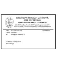 Edaran Pusdatin tentang Penghapusan Akun belajar.id.