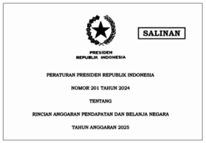 Perpres Nomor 201 Tahun 2024 tentang Rincian APBN Tahun 2025