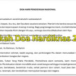 Naskah Doa Peringatan Hardiknas Tahun 2025